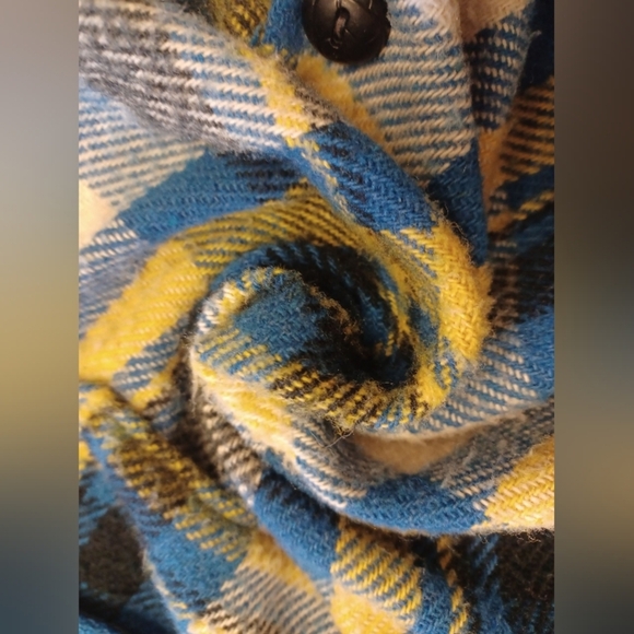 Canadian Caribou Vintage Plaid Wool Jacket 1960 EUC Size Large - Picture 6 of 8